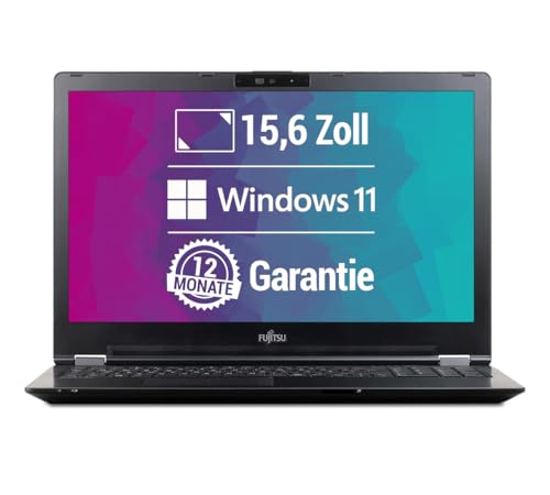 Fujitsu LifeBook U7510 15,6 Zoll Full HD Laptop Intel Core i3-10110U@ bis zu 4,1 GHz 8 GB 256 GB SSD mit Windows 11 Pro & GRATIS Antiviren-Software inkl. 12 Monate Garantie