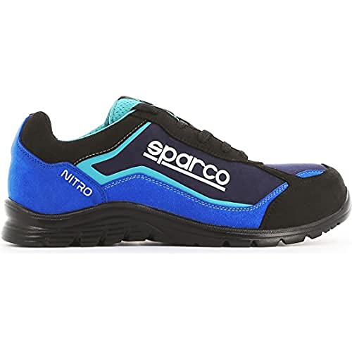 Sparco - Nitro Petter ESD S3L SR FO - Unisex-Sicherheitsschuhe zum Laufen - Wasserabweisende Arbeitsschuhe - Zehenschutzkappe aus Verbundmaterial - Rutschfeste Sohle - Atmungsaktiv - EU 43