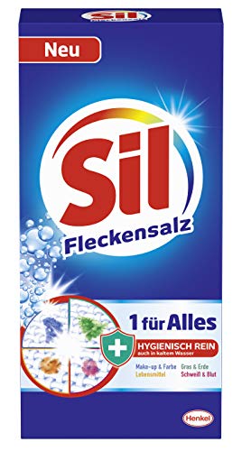 Sil 1 für Alles Fleckensalz, 500 g, Fleckenentferner, hygienische Reinheit auch in kaltem Wasser, für alle Flecken und Farben