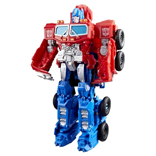 Transformers Smash Changers Optimus Prime Action-Figur, lässt Sich vom Roboterspielzeug in einen Truck verwandeln, ab 6 Jahren