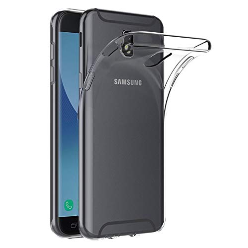 Verco Handyhülle für Samsung J5 (2017) Case, Handy Cover für Samsung Galaxy J5 2017 Hülle Transparent Dünn Klar Silikon, durchsichtig