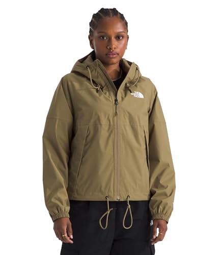 THE NORTH FACE - Damen Antora Regenjacke mit Kapuze - Wasserdicht, Winddicht, Atmungsaktiv - DryVent Material - Recycelte Materialien-Cedar, L
