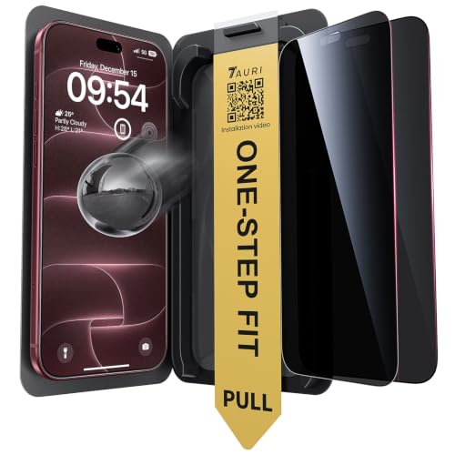 TAURI für iPhone 18 Pro Max Sichtschutz Panzerglas 6,9 Zoll - 2 Stück