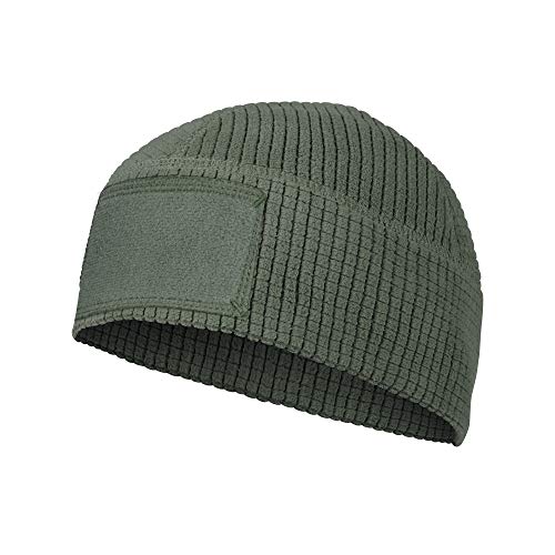 Helikon-Tex Range Beanie Cap - Grid Fleece, Olivgrün, S-M