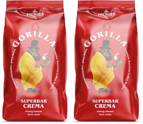 Joerges FF01GOSB Espresso Gorilla Super Bar Crema, 1 kg (2er Pack)