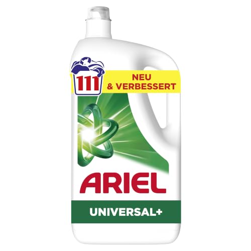 Ariel Flüssigwaschmittel Universal+, 111 Wäschen, Waschmittel flüssig