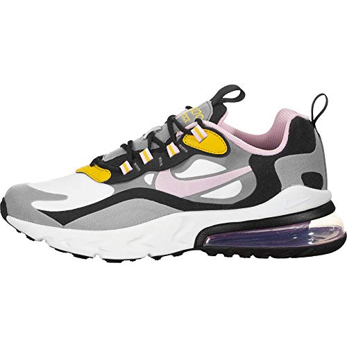 Nike Air Max 270 React (Gs) - Particle Grey/lt Arctic pink-Dark s, Größe:6Y