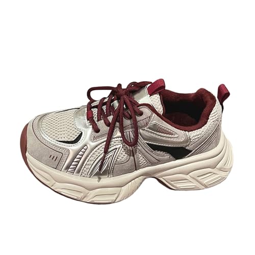 Jungen Mädchen Kinder Outdoor Laufschuhe Sportschuhe Schnürsenkel Knöchel Sneaker Sohle Rutschfestes Mesh Atmungsaktiv Kinder Freizeitschuhe Schuhe für Jungen Kleine Kinder LED-Schuhe Kinder Mädchen,