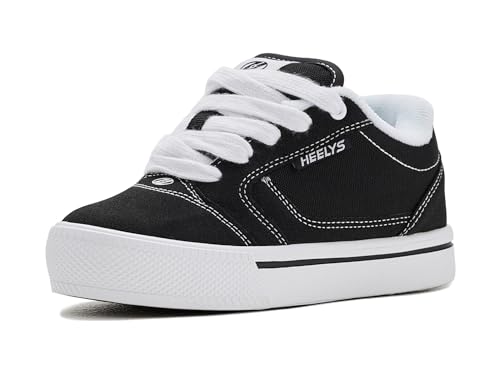 Heelys Unisex Pro 25 (Little Kid/Big Kid), Schwarz/Weiß, 5 Big Kid