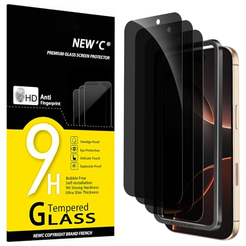 NEW'C für iPhone 17 Pro Max, iPhone 16 Pro Max für Sichtschutz Panzerglas