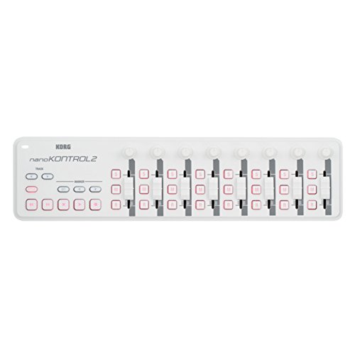 Korg NANOKON2WH 1-Tasten-MIDI-Controller, Weiß