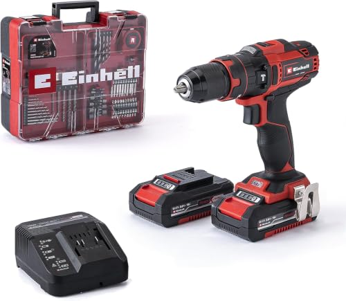 Einhell Akku-Schlagbohrschrauber-Set TE-CD 18/40 Li-i +64 (2x2,0 Ah)