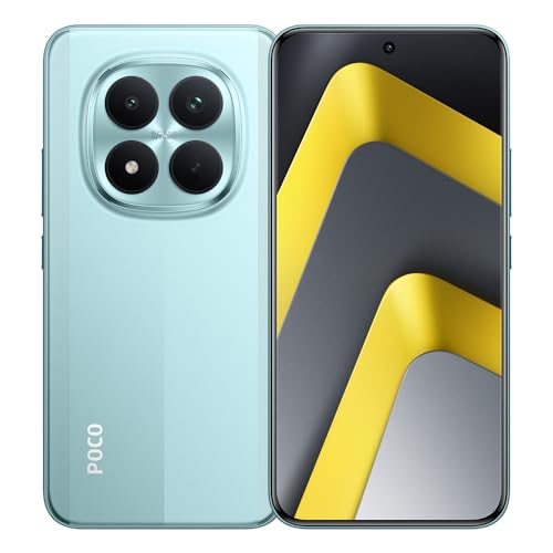 XIAOMI POCO M8 Pro 5G Smartphone Grün 8+256GB 6500mAh Akku Staubdicht Wasserdicht IP68 120Hz Android 15 6,83 Zoll Display 1280 x 2772 Pixel mit Ladegerät ohne NFC