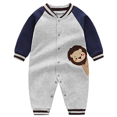 Neugeborene Strampler Baby Spielanzug Jungen Mädchen Schlafanzug Baumwolle Overalls, 0-3 Monate