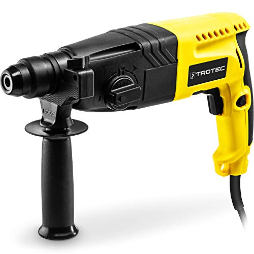 TROTEC Bohrhammer PRDS 05-230V – Schlagstärke 2,1 J, pneumatisches Hammerwerk, 620 W, LED-Licht, SDS-Plus – Bohren in Gestein, Holz, Metall, Keramik und Kunststoff
