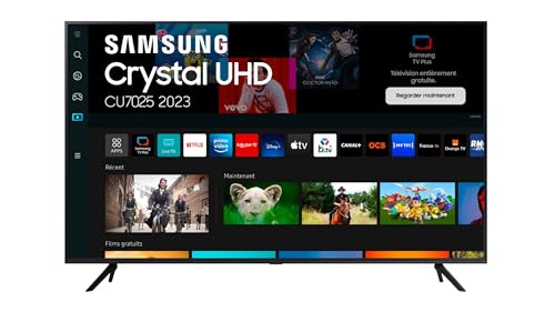 LED-Fernseher SAMSUNG 43AU7020 43 Zoll (108 cm) Crystal UHD 4K 3840 x 2160 HDR Smart TV Gaming HUB 3 x HDMI