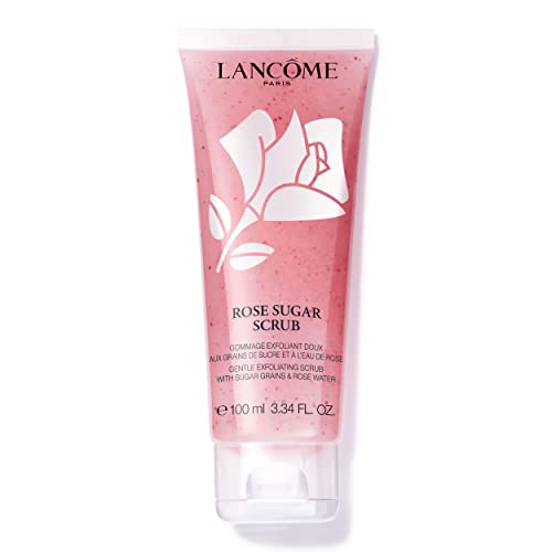 Lancôme Rose Sugar Scrub, sanftes Peeling für glatte, strahlende Gesichtshaut und einen ebenmäßigen Teint, ideal für alle Hauttypen, 100ml