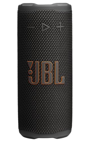 JBL Grip Kompakter Bluetooth Lautsprecher, JBL Pro Sound mit AI Sound Boost, IP68 Wasser- und Staubdicht, Umgebungslicht, Bis zu 14h Wiedergabe, Auracast Multi-Speaker, JBL Portable App, Schwarz