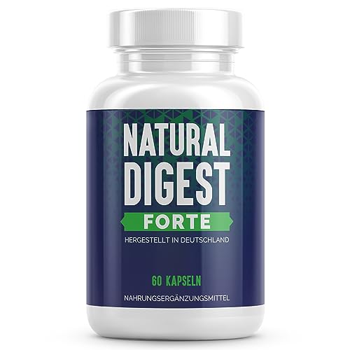 Natural Digest Forte - Nahrungsergänzungsmittel für Männer & Frauen - 60 Kapseln 1x