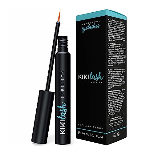 KIKILASH Wimpernserum Wachstum 3ml - Natürliche Wimpernserum Hormonfrei für Lange & Dichte Wimpern - Wimpernwachstum Eyelash Serum & Augenbrauenserum - Naturkosmetik Lash Serum & Cruelty Free