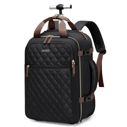 GOLF QUALITY Extra Großer Rucksack Damen 33L Wasserdicht 17 Zoll Laptoptasche Arbeit Laptop Anti Diebstahl Business Reisen Schulrucksack Schwarz Reiserucksack,Backpack Women für Uni