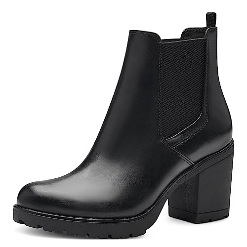 MARCO TOZZI Damen 2-25414-41 Chelsea-Stiefel, Schwarz, 38 EU