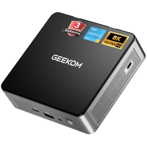 GEEKOM Air12 Business Mini PC, Intel 7505, WiFi 6, BT 5.2, 256GB SSD