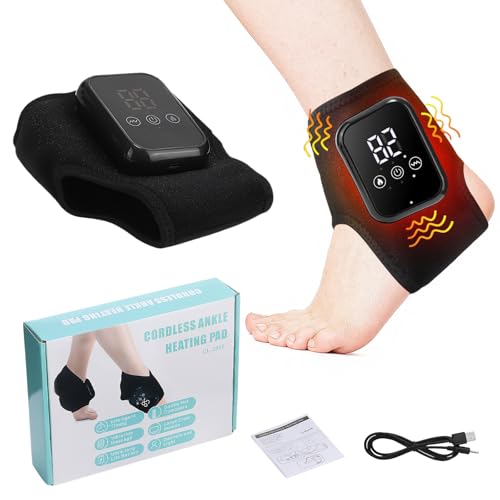Fussmassagegerät Elektrisch,3-In-1 Mit Wärme Massagegerät Für Füße,Tragbares Feet Massager,Drei Modi Und Einstellungen,Wiederaufladbar,Geeignet Für Knöchel,Fersen Und Fußsohlen