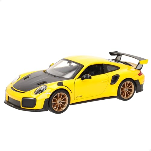 Bburago - Porsche 911 GT2 RS - Realistisches Modellauto im Maßstab 1:24, Offizielle Porsche-Lizenz, Empfohlenes Alter 3+ Jahre