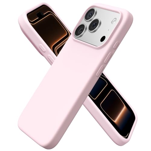 ORNARTO für iPhone 17 Pro Hülle aus Silikon 6,3 Zoll - Rosa