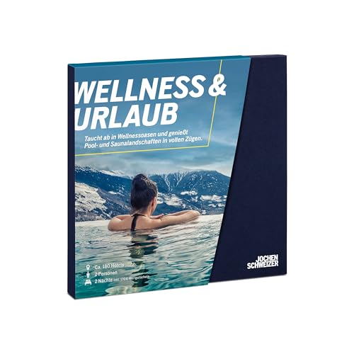 Jochen Schweizer Geschenkbox Wellness & Urlaub, an ca. 180 Orten, Hotel-Gutschein für 2 Personen