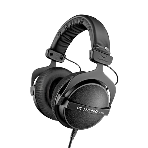 beyerdynamic DT 770 PRO 32 Ohm Over‑Ear‑Studiokopfhörer in Schwarz mit geschlossener Bauweise