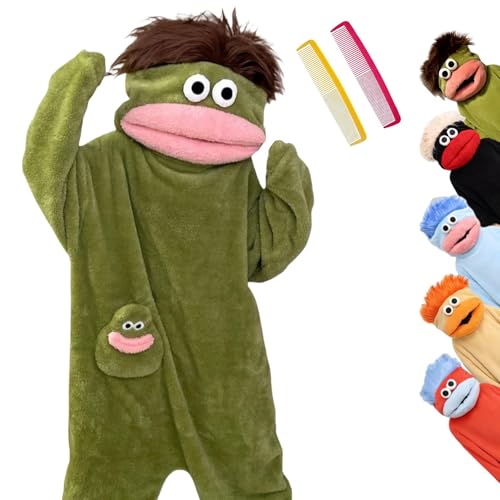 Silly Onesie für Erwachsene Ultraweicher Korallenfleece Monster Onesie
