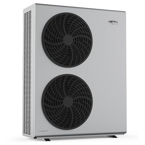 ALSAVO Monoblock Luft Wärmepumpe HEAT R32 16 kW, Dreiphasig mit Doppelventilator, A+++ Energieeffizienz, BaFa Förderfähig, Heizung und Warmwasserversorgung