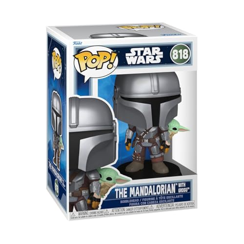 Funko POP! Star Wars: The Mandalorian and Grogu - The Mandalorian with Grogu - Sammelbare Vinylfigur - Geschenkidee - Offizielles Merchandise - Spielzeug für Kinder & Erwachsene