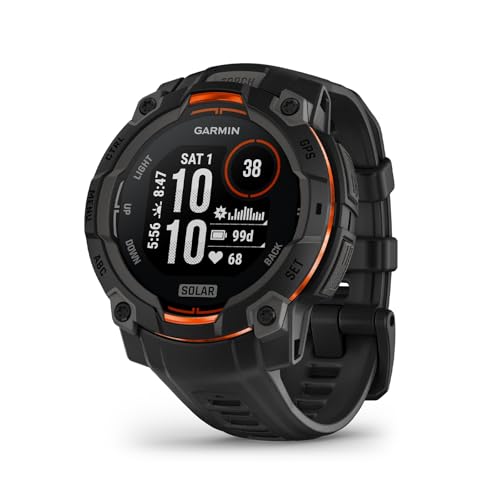 Garmin Instinct 3 45mm SOLAR – GPS-Multisport-Smartwatch, 0,9