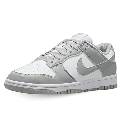 NIKE Damen Dunk Low Sneaker, White Lt Smoke Grey, 38.5 EU