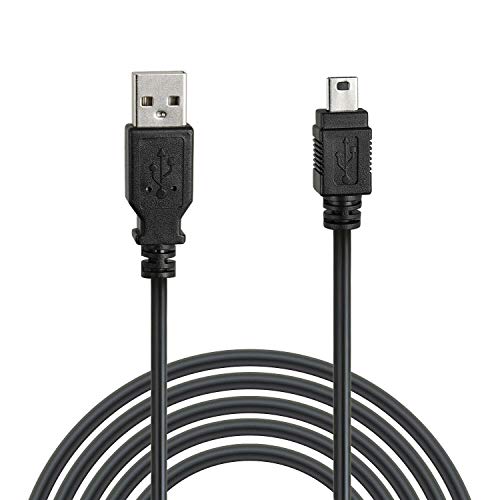 Wicked Chili 3m Ladekabel kompatibel mit Dualshock PS3 Controller, USB-Kabel MiniUSB (Charge Play Funktion, Hi-Speed USB 2.0 Kabel) PlayStation3 Verbindungskabel, schwarz