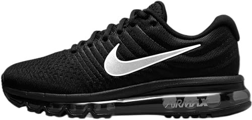 NIKE Damen-Sneaker, Air Max 2017, Schwarz/Silber (849560-001), Größe 40, Air Max 2017 Black Silver 849560 001, 41 EU