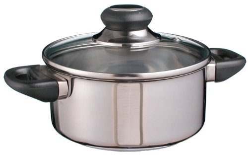 Kochtopf, Bräter, Topf aus Edelstahl induktionsgeeignet Ø ca. 16 cm