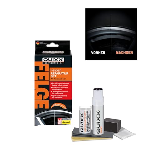 Quixx Wheel Repair Kit / Felgen Reparatur-Set - für silberen Felgen, silber