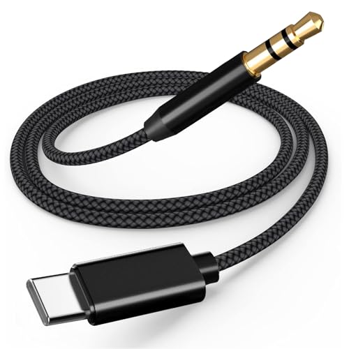 Avigers USB-C auf 3,5-mm-Aux-Kabel, 1 m, für Auto und Kopfhörer