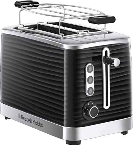 Russell Hobbs Toaster, Schwarz, 2-Scheiben-Modell, 1050 Watt, 24371-56