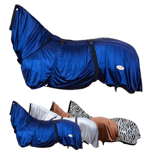 RL24 - Ekzemerdecke mit Halsteil & Bauchlatz – Nachtblau – 135cm