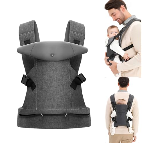 Baby Carrier Klassiker Babytrage für Neugeborene, Bequeme und Leichte Babytrage, mit verstellbarem Hüftgurt Schulterriemen, Leicht zu tragen, für Babys 1-36 Monate