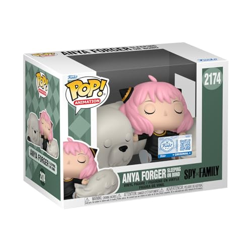 Funko Pop! Premium: Spy X Family - Anya Forger Sleeping On Bond - Amazon-Exklusiv - Vinyl-Sammelfigur - Geschenkidee - Offizielle Handelswaren - Spielzeug Für Kinder und Erwachsene - Anime Fans