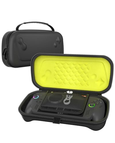 ProCase Tasche für 2025 ASUS Rog Xbox Ally / Rog Xbox Ally X, Hart Rutschfestes Schutzhülle Reisetasche für Konsole und Zubehör -Schwarz