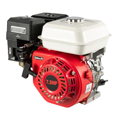 DIFU 7,5 PS Benzinmotor 210ccm Go Kart 4 Takt Motor | Niedriger Kraftstoffverbrauch | 20mm Welle Kartmotor | Manuell Starter Standmotor mit Ölmangelschutzfunktion für Pumpenmaschinen, Mikrotillern