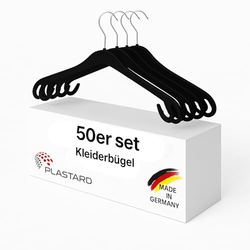 Plastard NA33 Kinder-Kleiderbügel 50 Stück -drehbarer Haken, Kinderjacken