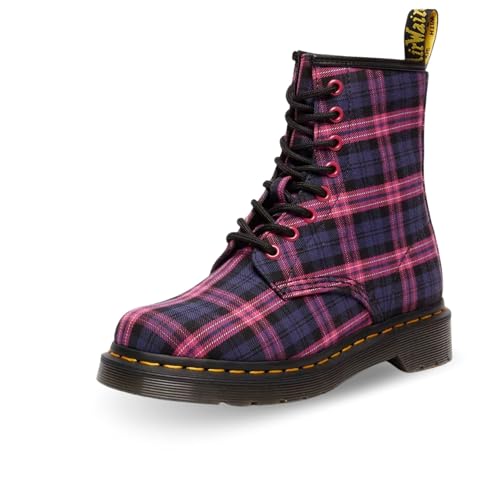 Dr. Martens Damen 1460, Pink Multi Tartan, 7